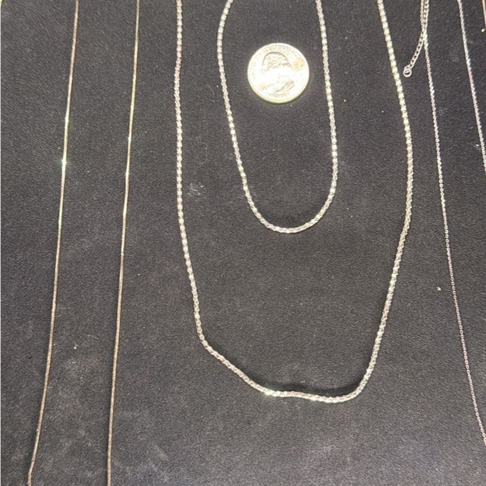 Sterling Silver Chain/Braclet Lot